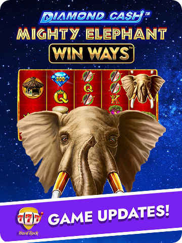 Diamond cash mighty elephant game updates for hard rock games